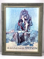 Framed Stetson Advertisements