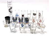 21pc Assorted Shot Glasses