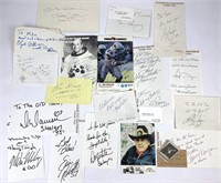 80+  Assorted Autographs Given To The Old Timer