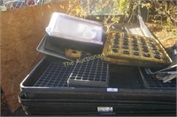 Growing beds and starting trays