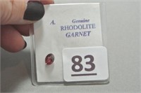 Genuine Loose Rhodolite Garnet