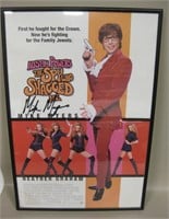 Austin Powers Mike Meyers Signed Mini Poster