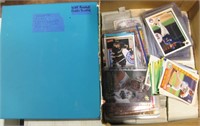 Box & Binder Of Assorted Pro Sports Cards