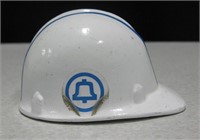Vtg Bell Systems Metal Mini Helmet Bottle Opener