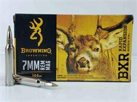 20rds Browning 7mm BXR Rapid Expansion Ammo