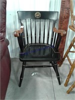 Black wood chair