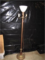 Antique Floor Lamp 60" tall overall