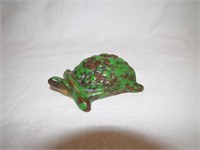 Vintage Weller Coppertone 4&1/4" Turtle