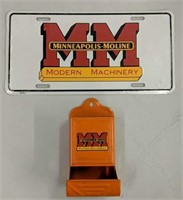 MM Match Stick Holder & License Plate