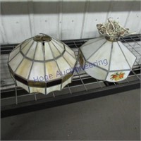 2 Tiffany style lamps- not perfect
