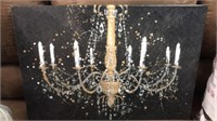 Gallery Wrapped Canvas Chandelier