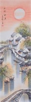 Jin Meisheng 1902-1989 Chinese Watercolor Scroll