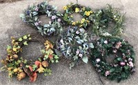 (6) Holiday Wreaths