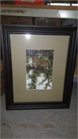 12x16 leopard in a tree art piece