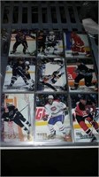 Binder of 1997 pacific hockey cards