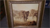Elephants 1ft art piece