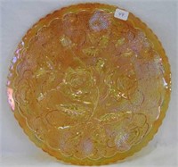 Open Rose 9" plate - marigold
