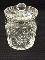 Waterford Crystal Biscuit Jar w/ Lid