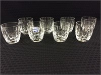 Lot of 8 Waterford Crystal Cocktail Glasses