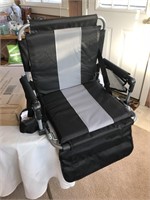 Padded stadium arm chair