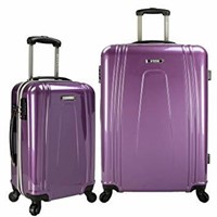 $240 US Travelers 2 pc Hardside Luggage Set