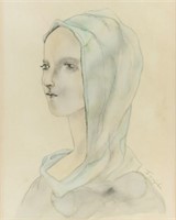 French-Japanese Post-Impressionist Signed Foujita