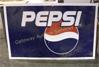 Metal Pepsi Sign