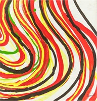 American Abstract Expressionist OOC Signed LeWitt
