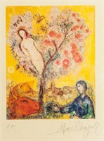 French Lithograph Artist Proof E. A Marc Chagall