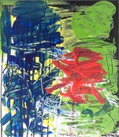 US Abstract Expressionist OOC Signed Joan Mitchell