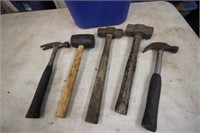 (5) Medium Duty Hammers