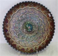 Persian Garden lg size IC shaped bowl - purple