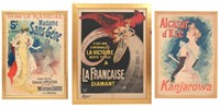 3 Vintage French Posters