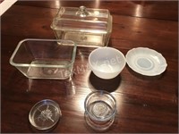 Various Vintage Glass Wares