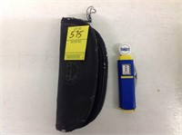 Blue Sunoco Gas Pump Knife w/ Case