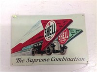 Shell Oil The Supreme Combination Sign