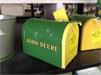John Deere Mail Box Coin Bank