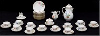 KPM Porcelain Floral Tea Set Service For 12