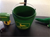 John Deere Metal Bucket in Foam Bucket