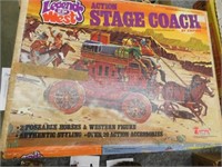 Legends of the West action stage coach play set