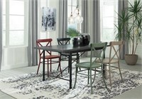 Ashley D400 Minonna Aged Steel Table *Table Only