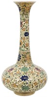 Large Fischer J. Polychrome Vase