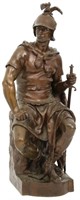 F. Barbedienne Bronze "Le Courage Militaire"