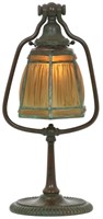 Tiffany Studios Linenfold Desk Lamp