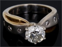 1.73 Carat Diamond and 18K Gold Ring