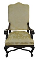 High Back French Style Armchair