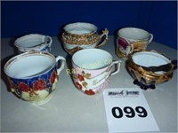Antique German Lusterware Teacups