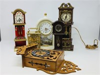box of mini clocks