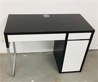 black & white students desk - modern