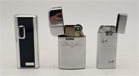 3 Vintage Lighters; Ronson, Scripto, Hadson